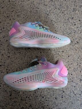 Adidas AE 1 low Anthony Edwards tie dye size 4Y